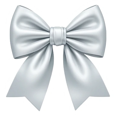 white bow sticker