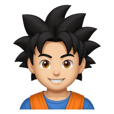 Goku emoji whatsapp sticker
