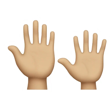 Saudi hand symbol sticker
