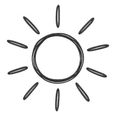 sun sticker