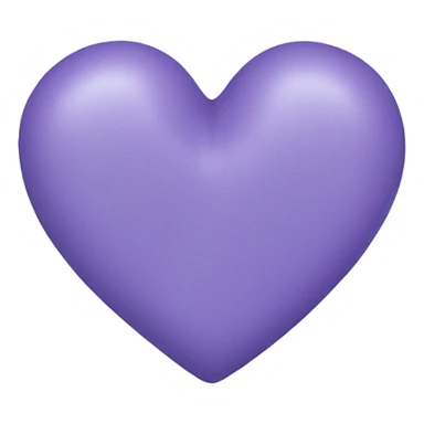 Blueberry color heart  sticker