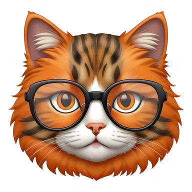 кот в очках sticker