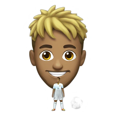 Neymar in a match sticker