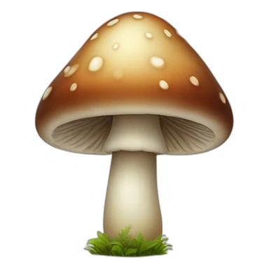 mushroom with eyes sticker