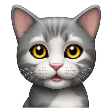 Um garoto loiro com mascara preta e orelha de gato sticker