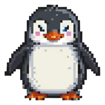 laughing penguin sticker