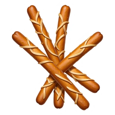 Pretzel sticks sticker