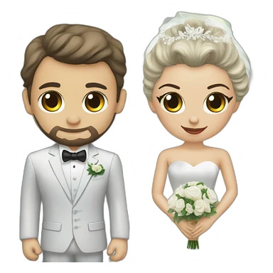 Batman & catwoman wedding  sticker