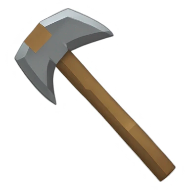 Minecrafty pickaxe sticker