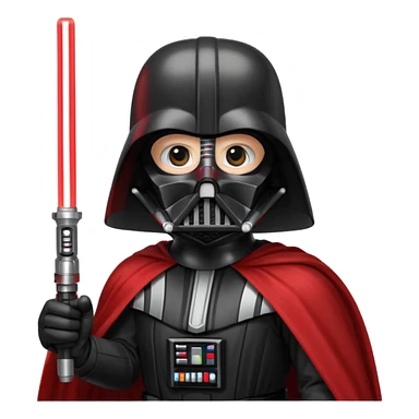 darth vader santa sticker