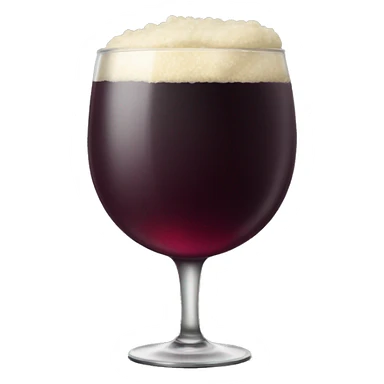 a red wine with full topping sticker