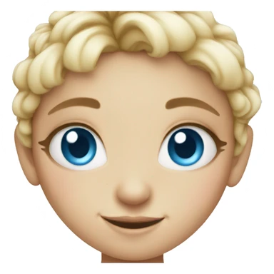 Blue eyed fairy girl sticker