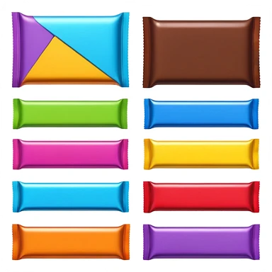 chocolate bar wrappers sticker
