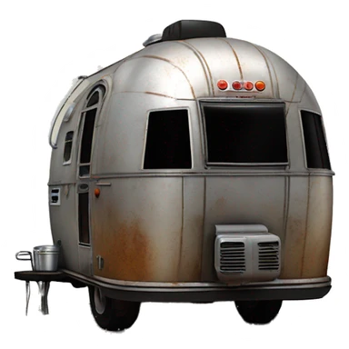 Darth Vader’s airstream rc caravan rusted  sticker