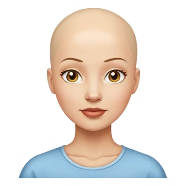 🥚👩‍🦲 sticker