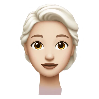 skin care light pink in white sticker