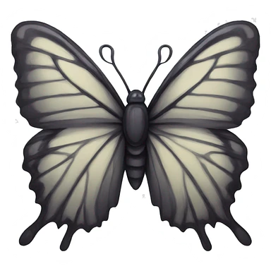 gothic butterfly  sticker