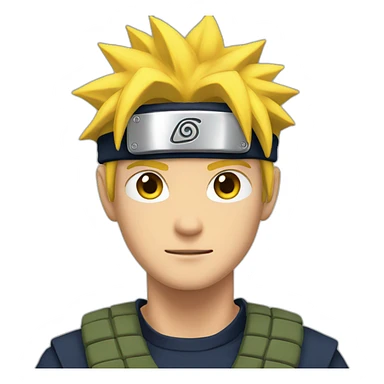 naruto with computer sticker