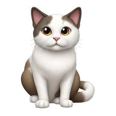 snowshoe cat sticker