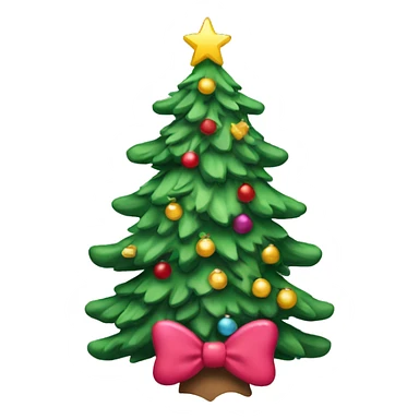 Christmas tree with hello kitty  sticker