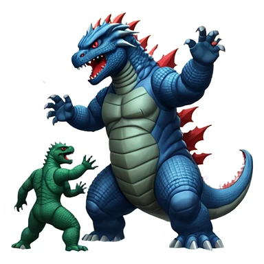 godzilla vs rk illa sticker