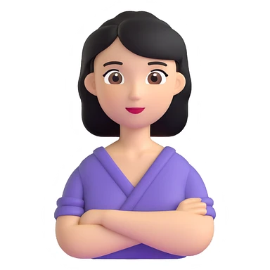 woman upper body sticker