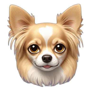 chihuahua long-hair sticker