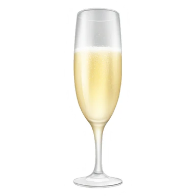 White champagne  sticker