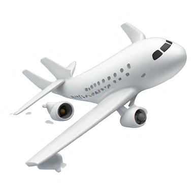 Plane in clouds sticker