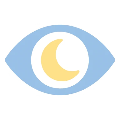 moon eye sticker