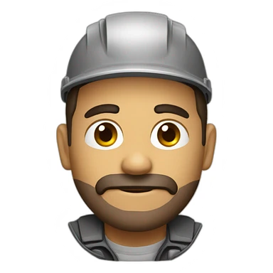 Trabajador cansado sticker