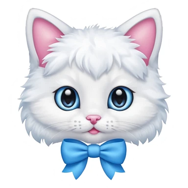 Котёнок с бантиком sticker