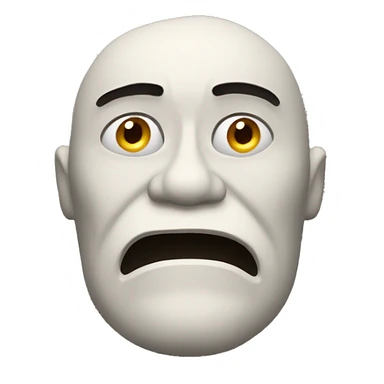 Homme qui se mort les lèvres  sticker