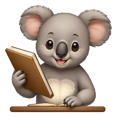 Koala teaching a class sticker