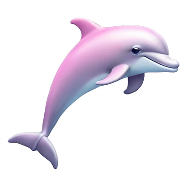 Pastel-pink-colors-dolphin sticker