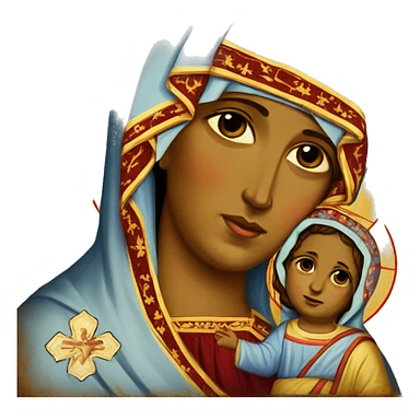 Orthodox Icon Theotokos sticker