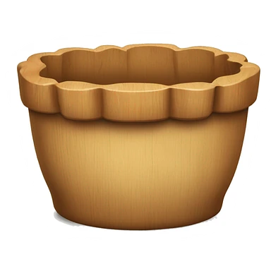 Wood scalloped bowel sticker