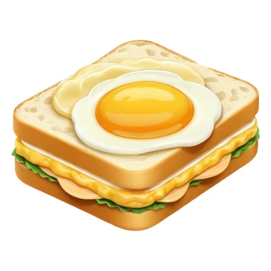 japanese mushy egg sandwich sticker