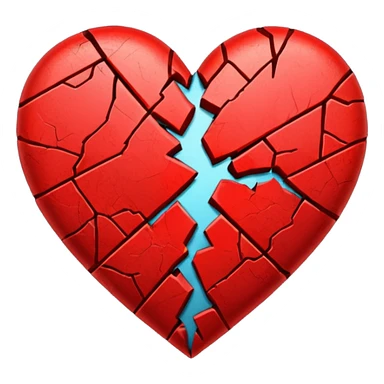 broken heart
 sticker