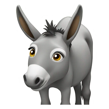 Donkeys rear end sticker