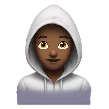 Me with a hoodie  sticker