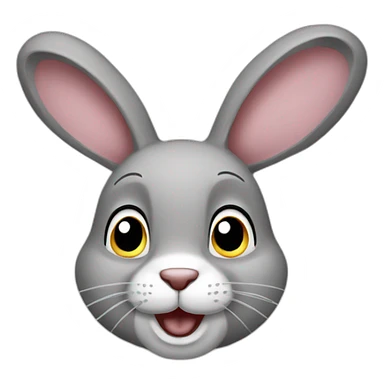 Rabit cartooni sticker