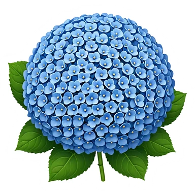 hydrangea sticker