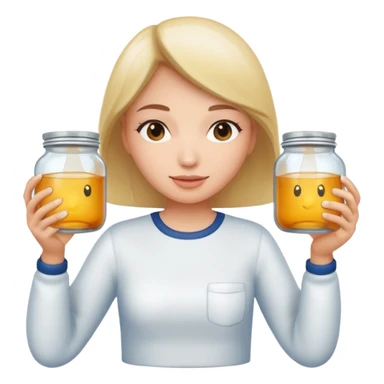  womanPeople Holding Jar sticker