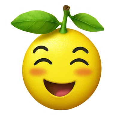 happy lemon sticker