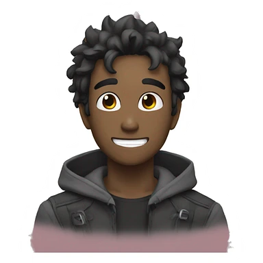 chico anime sombrio sticker