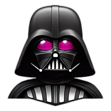 Dark vador pink sticker