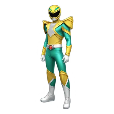 sky power ranger full body sticker