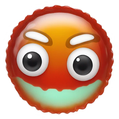 jello with eyes sticker