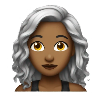 Female music artist sticker